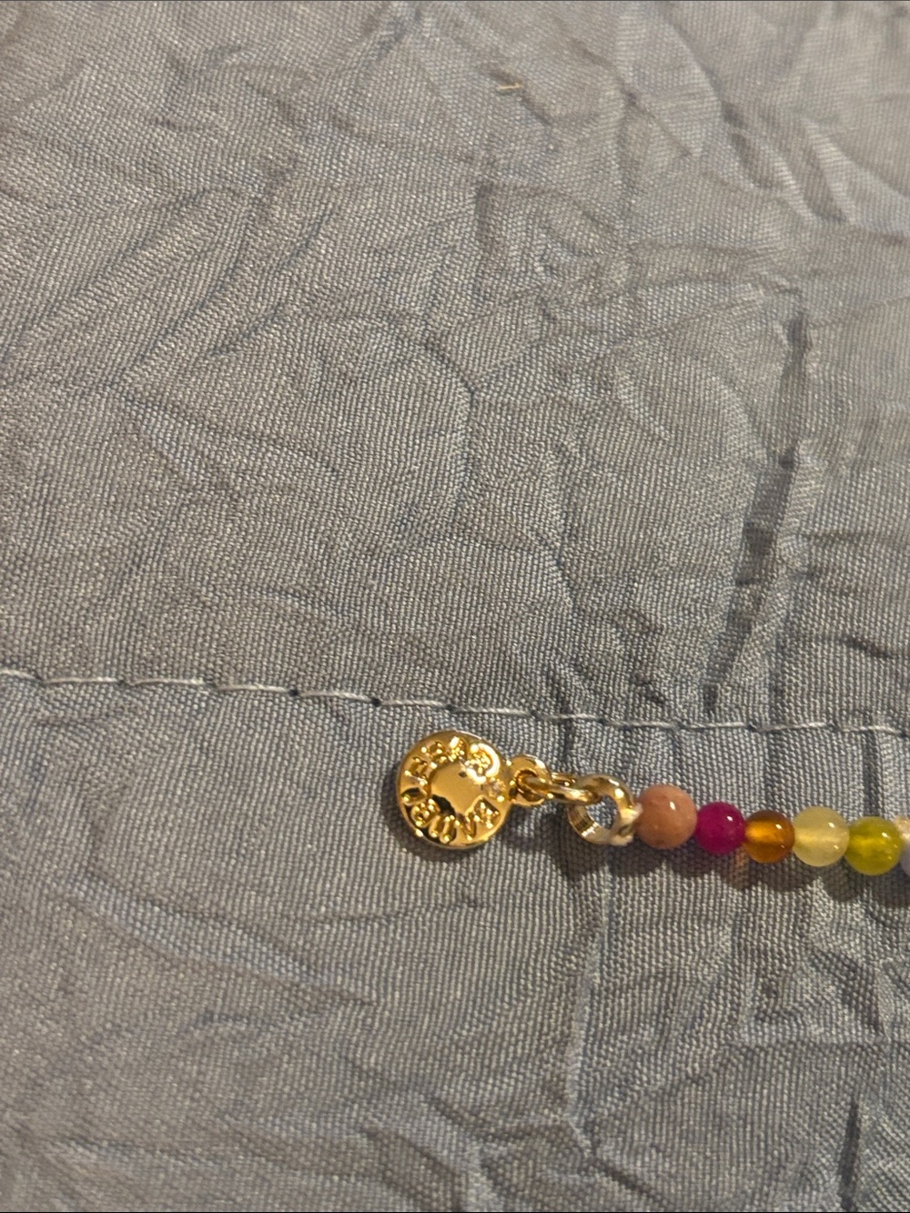 Vibrant Multicolor Bead Necklace - Colorful Statement Jewelry - Picture 2 of 3